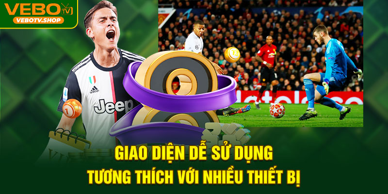 Giao diện dễ sử dụng, tương thích với nhiều thiết bị